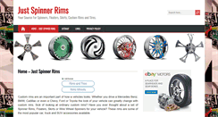 Desktop Screenshot of just-spinner-rims.com